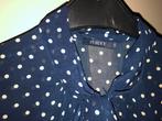 Purdey blouse met stippen - Maat S, Ophalen of Verzenden, Zo goed als nieuw, Maat 36 (S), Blauw