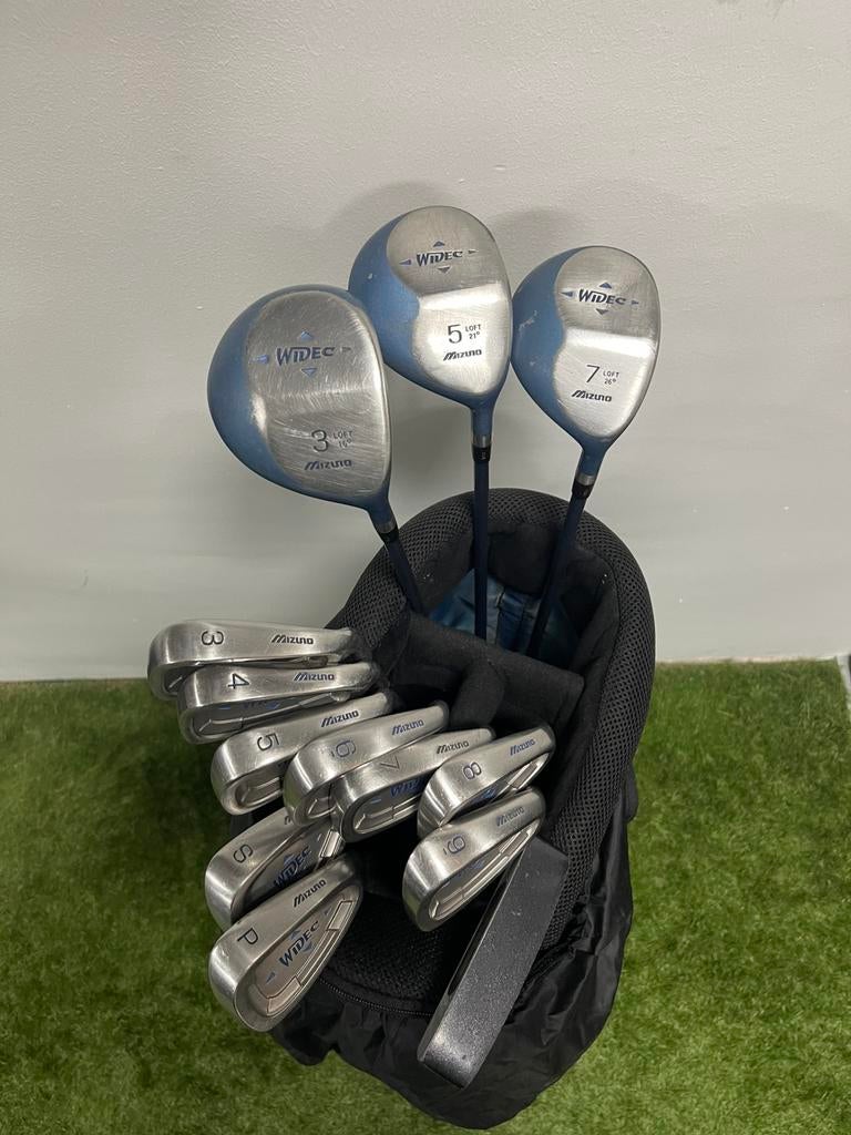 Complete Mizuno Widec dames golfset, Sport en Fitness, Golf, Set, Gebruikt, Mizuno, -