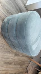 Hocker Riviera Maison ijsblauw, Ophalen, Zo goed als nieuw, Rechthoekig, Stof