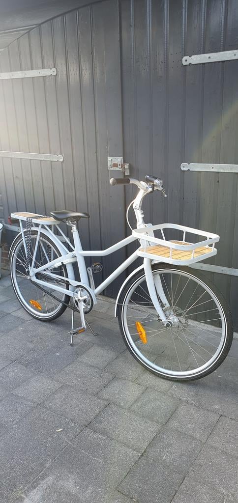 Grijs/witte kinderfiets 26 inch met 2 versnellingen, Fietsen en Brommers, Fietsen | Kinderfietsjes, Ophalen, Gebruikt, 20 inch of meer