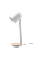 IKEA Ensmarke Bureaulamp - Wit, Huis en Inrichting, Lampen | Vloerlampen, Ophalen of Verzenden, Zo goed als nieuw, Kunststof, Minder dan 100 cm