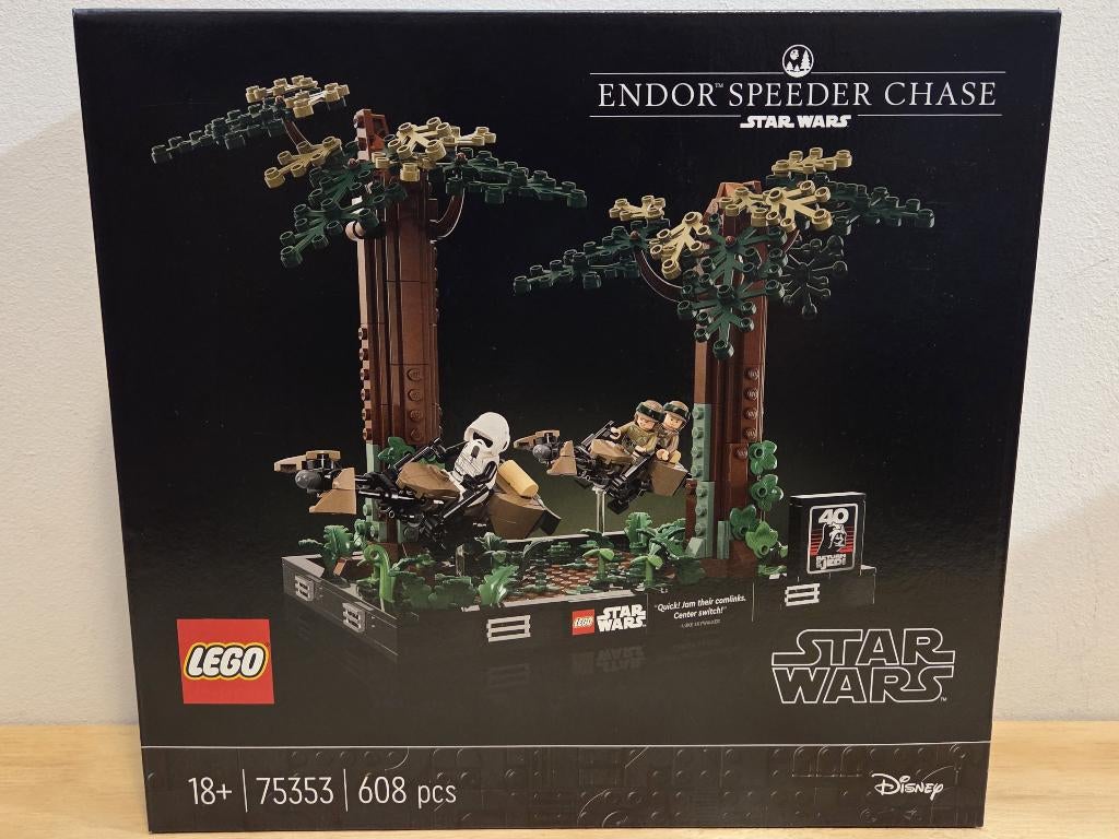 (GESEALD) Lego 75353 Endor Speeder Chase Diorama, Kinderen en Baby's, Speelgoed | Duplo en Lego, Ongeopend/sealed, Lego, Nieuw
