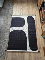 Modern zwart-wit wandkleed met abstract design, Ophalen of Verzenden, Nieuw