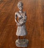 Beeldje Afrikaanse vrouw met baby, Ophalen of Verzenden