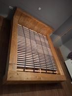 Steigerhout bed, Huis en Inrichting, Slaapkamer | Bedden, Ophalen, Bruin, 210 cm, Steigerhout