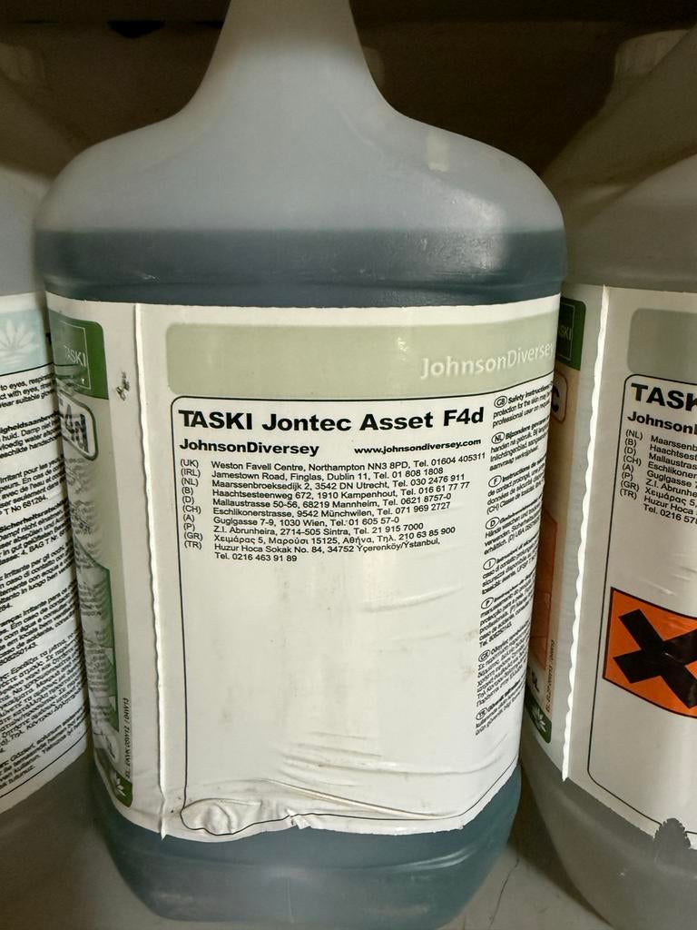 TASKI Jontec Asset 5L professionele vloerreiniger, Ophalen, Schoonmaakmiddel