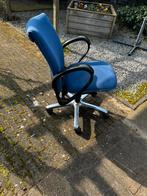 Bureaustoel, Ophalen, Gebruikt, Blauw, Bureaustoel