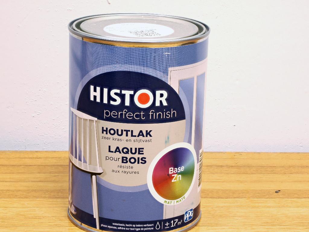 Histor perfect finish watergedragen houtlak, donkerblauw, Ophalen, Blauw, Nieuw, Verf