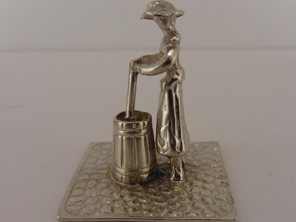 Zilveren miniatuur Karnen                                Z27, Ophalen of Verzenden, Zilver