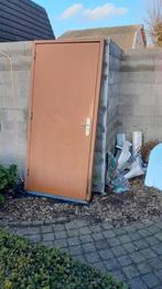 Hardhouten kozijn met deur, Ophalen, Buitendeur, 200 tot 215 cm