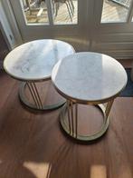 Riviera Maison bijzettafels, Ophalen, Overige materialen, 50 tot 100 cm, Rond