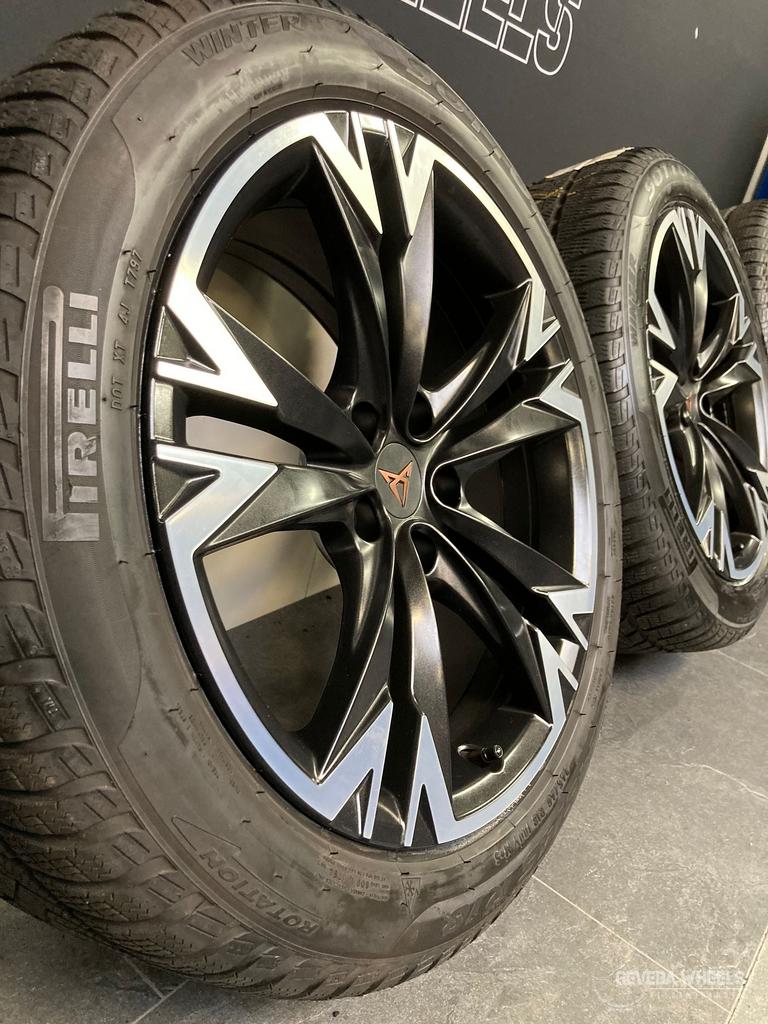 18” originele Cupra Formentor velgen + winterbanden 5x112 5F, 18 inch, -, -, Banden en Velgen