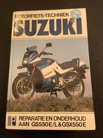 werkplaatshandboek SUZUKI GS550E & L en GSX550E; 17,95 euro, Motoren, Ophalen of Verzenden, Suzuki