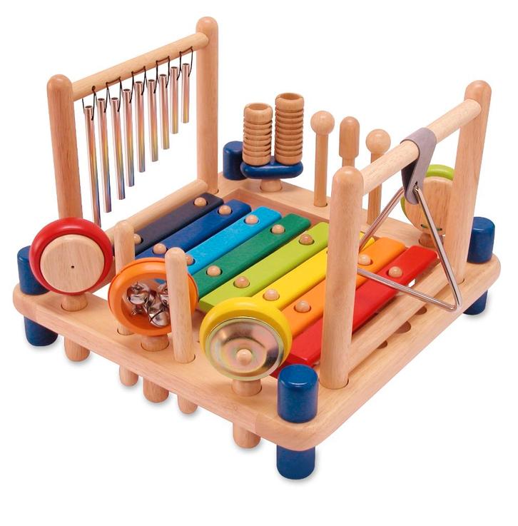 Houten muziekcentrum groot I'm Toy, Kinderen en Baby's, Speelgoed | Houten speelgoed, Nieuw, Overige typen, Ophalen of Verzenden