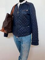 LIU-JO zomers  donkerblauwe gewatteerde jas M, Verzenden, Zo goed als nieuw, Maat 38/40 (M), Blauw