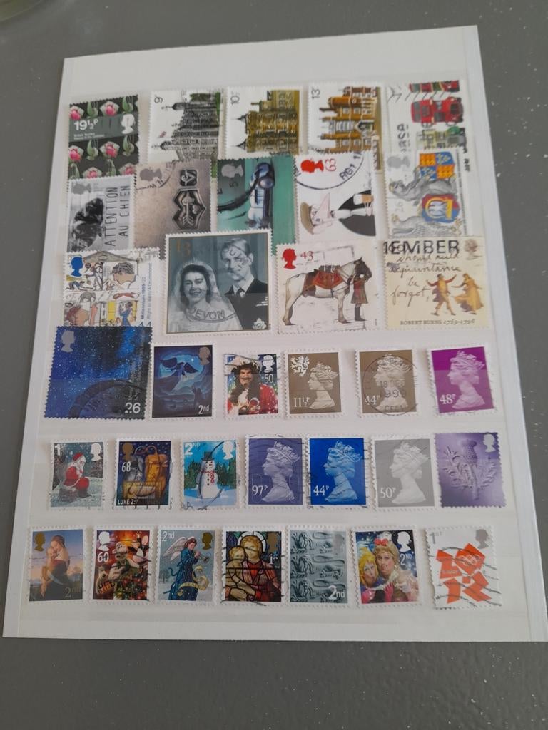 Kaveltje postzegels Engeland, Postzegels en Munten, Postzegels | Volle albums en Verzamelingen, Ophalen of Verzenden, Buitenland