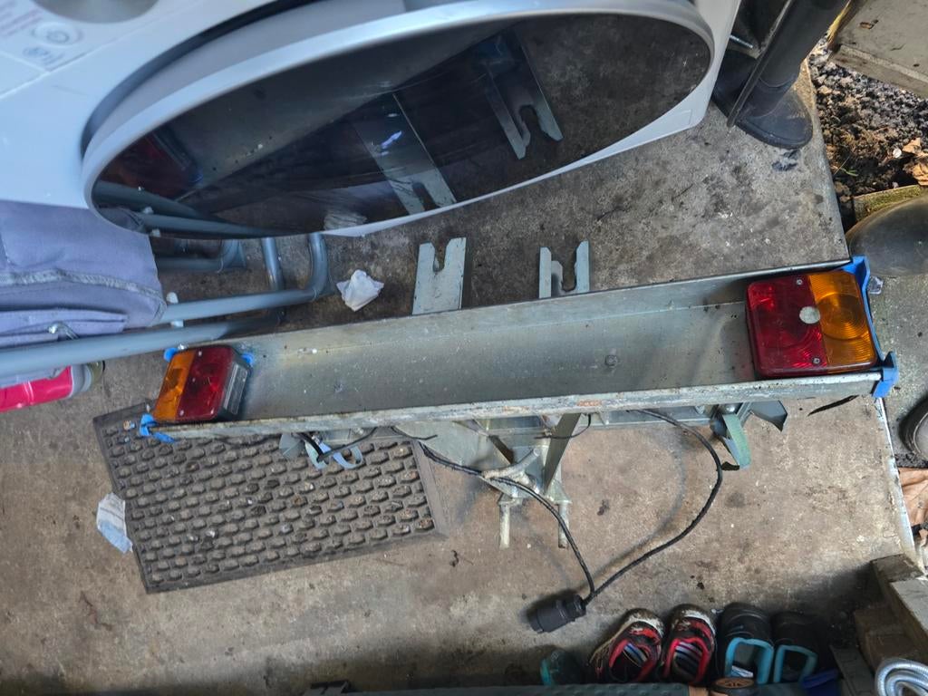 Fietsendrager met verlichtingsbalk Bike carrier, Ophalen of Verzenden, Gebruikt