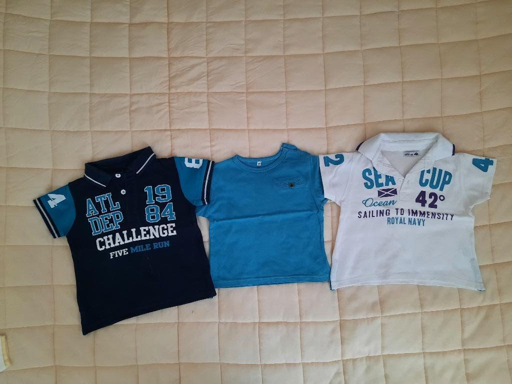 2 jongens polo's en 1 shirtje maat 86 ( art. Z38 ), Kinderen en Baby's, Babykleding | Maat 86, Ophalen of Verzenden, Zo goed als nieuw