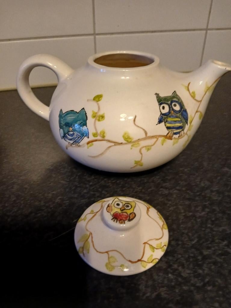 Theepot met uilen, Ophalen of Verzenden