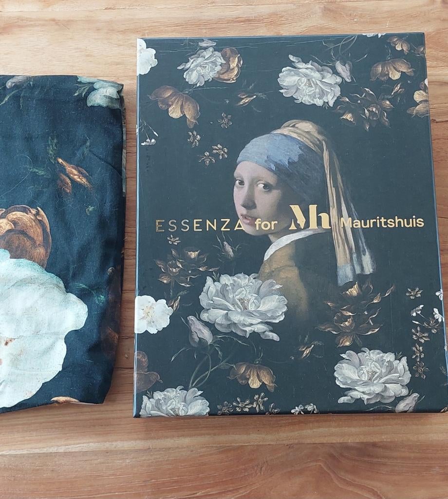 Dekbed dekbedhoes Essenza 240x220 Meisje met parel-  Vermeer, Ophalen of Verzenden, Nieuw, Tweepersoons, Dekbedovertrek