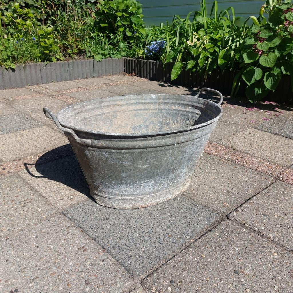 Grote zinken teil / wastobbe - Alleen ophalen, Ophalen