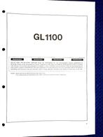 Honda GL1100 1980 Set-up Instructions, Verzenden, Honda