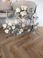 Wanddecoratie bloem van metaal, Ophalen, Zo goed als nieuw