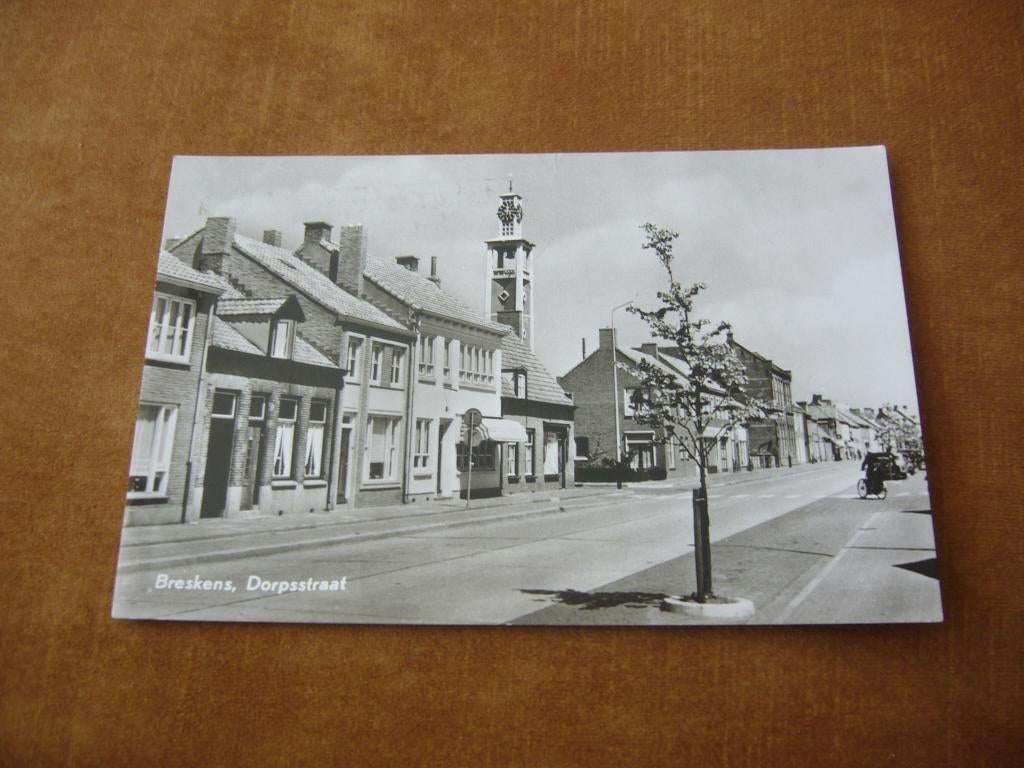 BRESKENS  =  DORPSSTRAAT, Ophalen of Verzenden, 1940 tot 1960, Gelopen, Zeeland