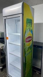 Koelkast glazen deur met led verlichting bj 2022, Witgoed en Apparatuur, Koelkasten en IJskasten, Ophalen, Zonder vriesvak, 200 liter of meer