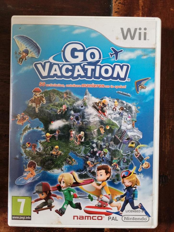 Go vacation, Spelcomputers en Games, Games | Nintendo Wii, Gebruikt, Sport, 3 spelers of meer, Vanaf 3 jaar, Ophalen of Verzenden