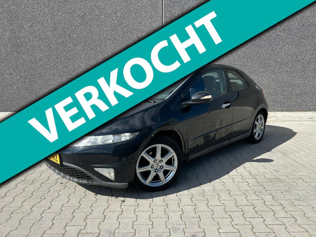 Honda Civic 1.8 Sport | AIRCO | CRUISE CONTROL | ELEK RAMEN, Honda, 1799 cc, Zwart, Handgeschakeld