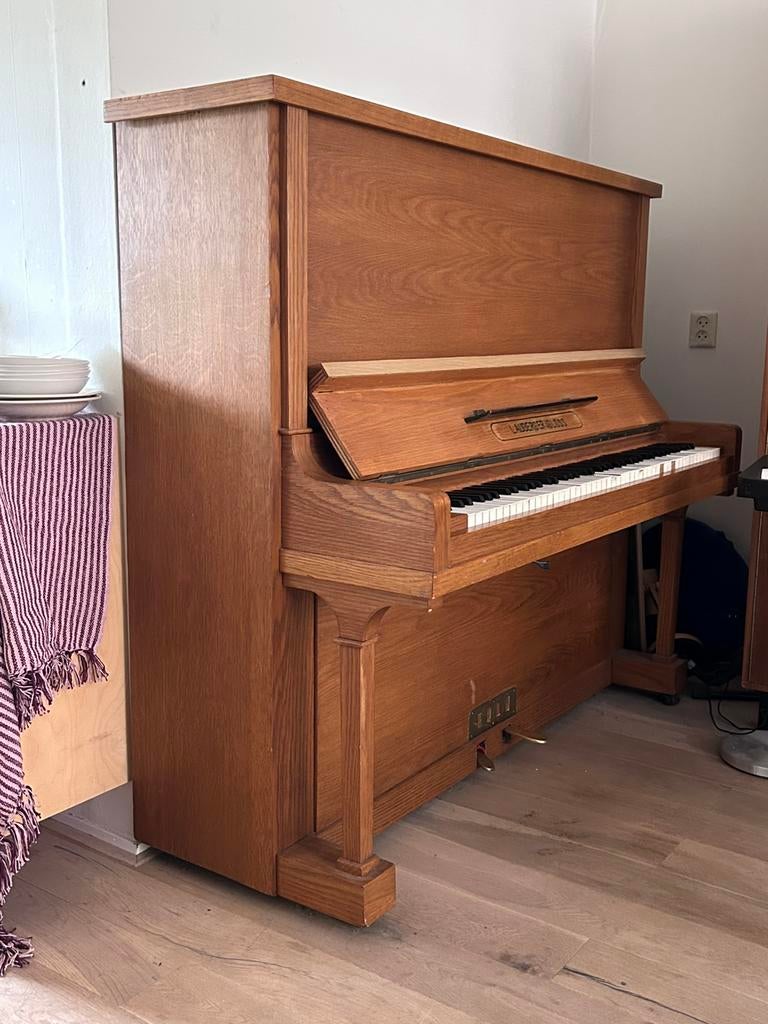 Concertpiano concert piano Lauberger & Gloss, Ophalen, Gebruikt, Bruin, Piano