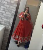 Afghaans jurk, Ophalen of Verzenden, Zo goed als nieuw, Rood, Overige typen