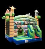 Te koop mooi nieuw springkussen jungle 4 x 4 meter, Ophalen of Verzenden, Nieuw, Verjaardag