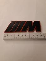 BMW M embleem. Zwart met rood randje. 10.5cm x 3.5cm, Ophalen of Verzenden