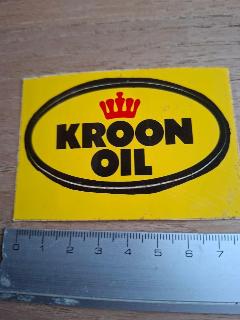Sticker kroon oil, Verzamelen, Ophalen of Verzenden, Zo goed als nieuw, Merk