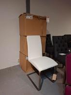 6 Nieuwe Witte Kunstleren Stoelen in Doos - Ophalen, Ophalen, Nieuw, Overige materialen, Vijf, Zes of meer stoelen