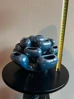 Koraal alien tulpen Vaas Blauw  pols potten selency, Ophalen of Verzenden