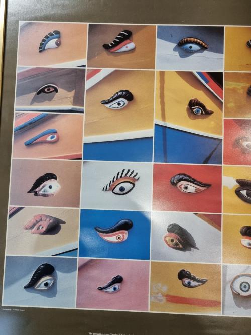 schilderij prent oculi ogen, Ophalen of Verzenden, 'T Olde Gre-j, Info@toldegrej.nl, Endepoelstraat 20f Didam