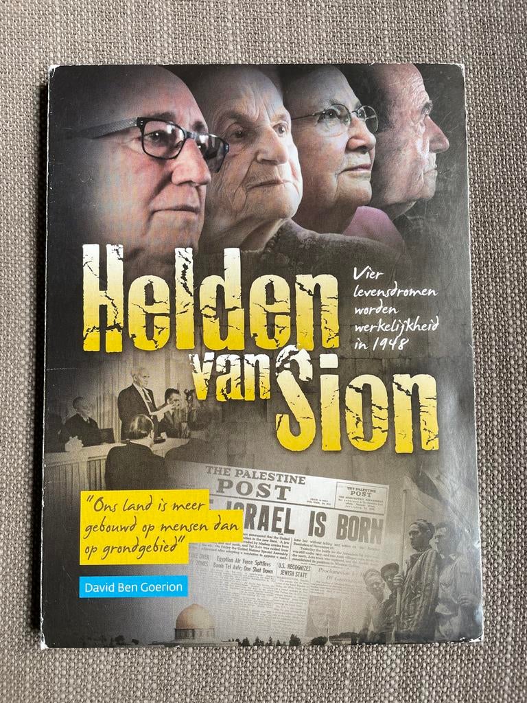 Helden van Sion - Vier levensdromen worden werkelijkheid, Cd's en Dvd's, Dvd's | Drama, Zo goed als nieuw, Historisch of Kostuumdrama