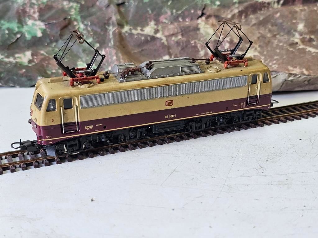 Modeltrein Ho lima DB E-112 lokomotief, Ophalen of Verzenden, Gelijkstroom, Wagon, Lima