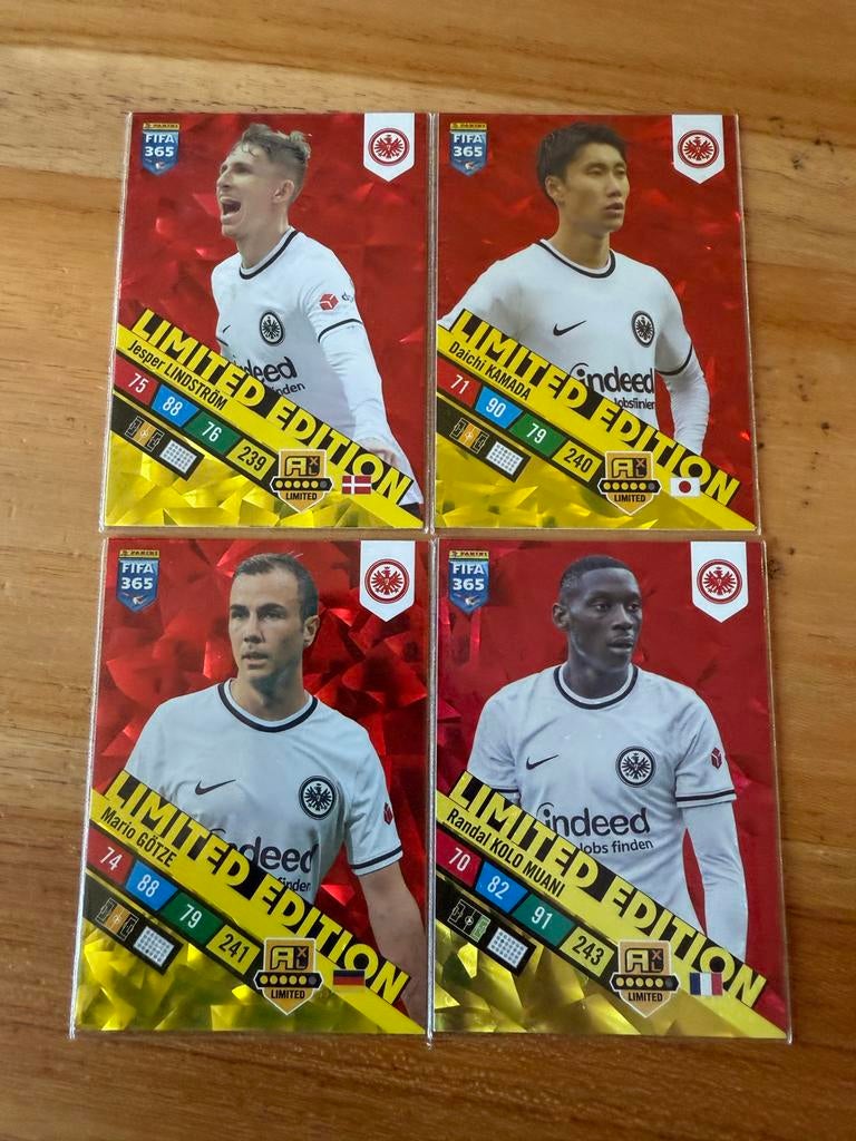 FIFA 365 Limited Edition Kaarten Eintracht Frankfurt, Verzamelen, Ophalen of Verzenden, Zo goed als nieuw, Buitenlandse clubs