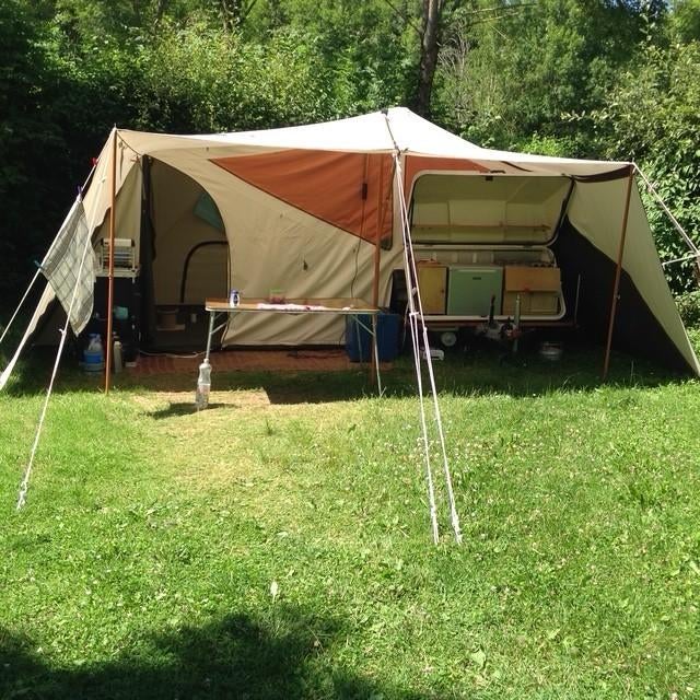 holtkamper coccoon, Caravans en Kamperen, Ophalen, Meerkleurig, Tot en met 2, Aanwezig