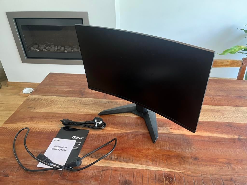 MSI monitor 27 inch, Computers en Software, Monitoren, Ophalen of Verzenden, Gebruikt, Curved