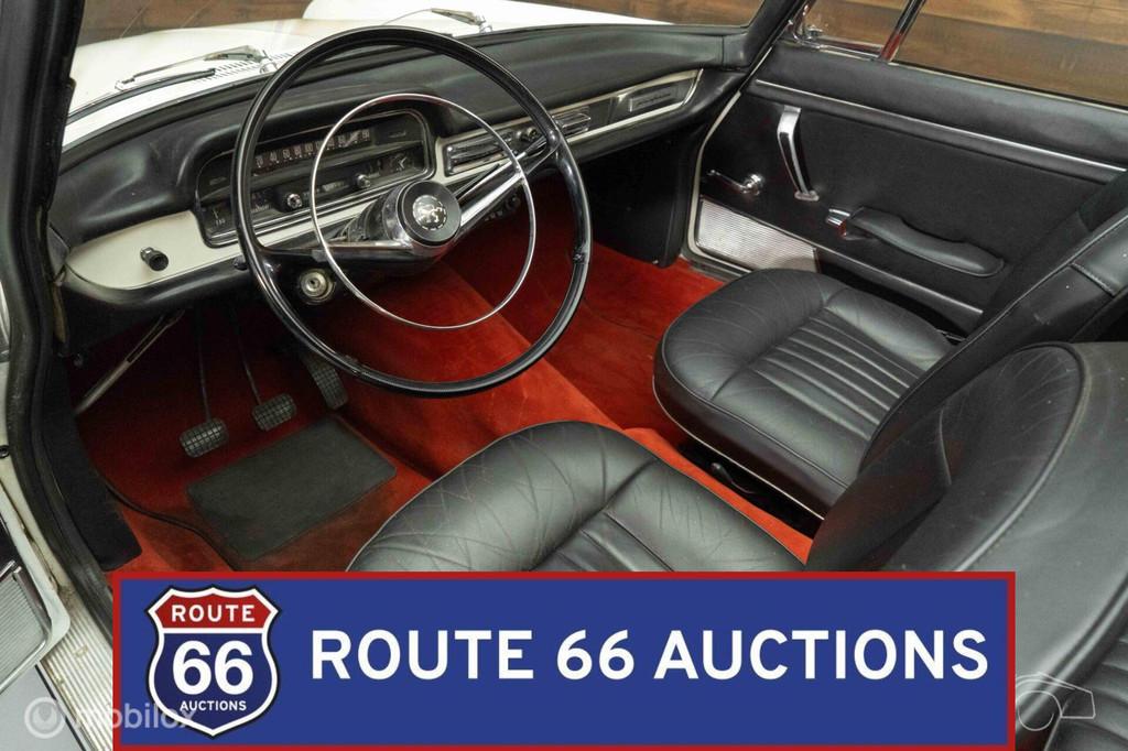 Peugeot 404 Cabriolet | 1966 | Route 66 Auctions, Auto's, Overige carrosserieën, Zwart, Bedrijf, Handgeschakeld