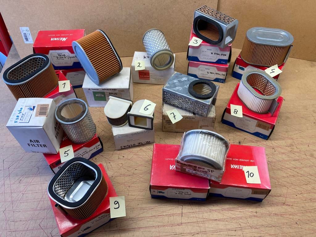 Nieuw (NOS) luchtfilter KAWASAKI div types, Ophalen
