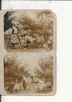 Poeldijk Vredebestlaan Dubbele Foto Kas Fam.A v d Voort 1928, Verzamelen, Ophalen of Verzenden, 1920 tot 1940, Ongelopen, Zuid-Holland