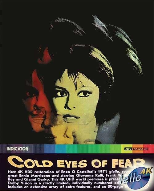 Blu-ray 4K: Cold Eyes of Fear, L.E. (1971 Giovanna Ralli) UK, Ophalen of Verzenden, Nieuw in verpakking, Horror