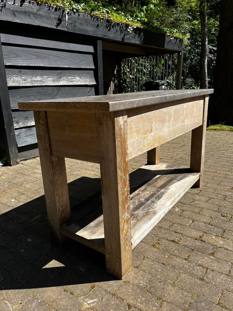 Werktafel van hout, Ophalen, Gebruikt