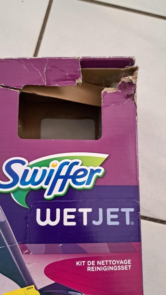 Swiffer WetJet Reinigingsset - Nieuw in beschadigde doos, Ophalen, Mop of Dweil